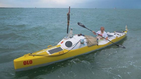 Aleksander Doba kayaking