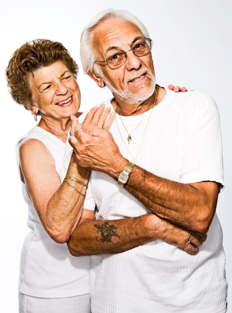 healthy older couple